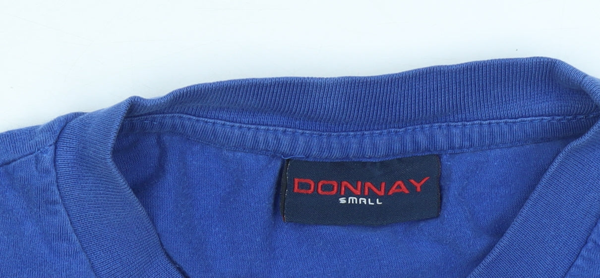 Mens UK Size S Donnay Blue  T-Shirt