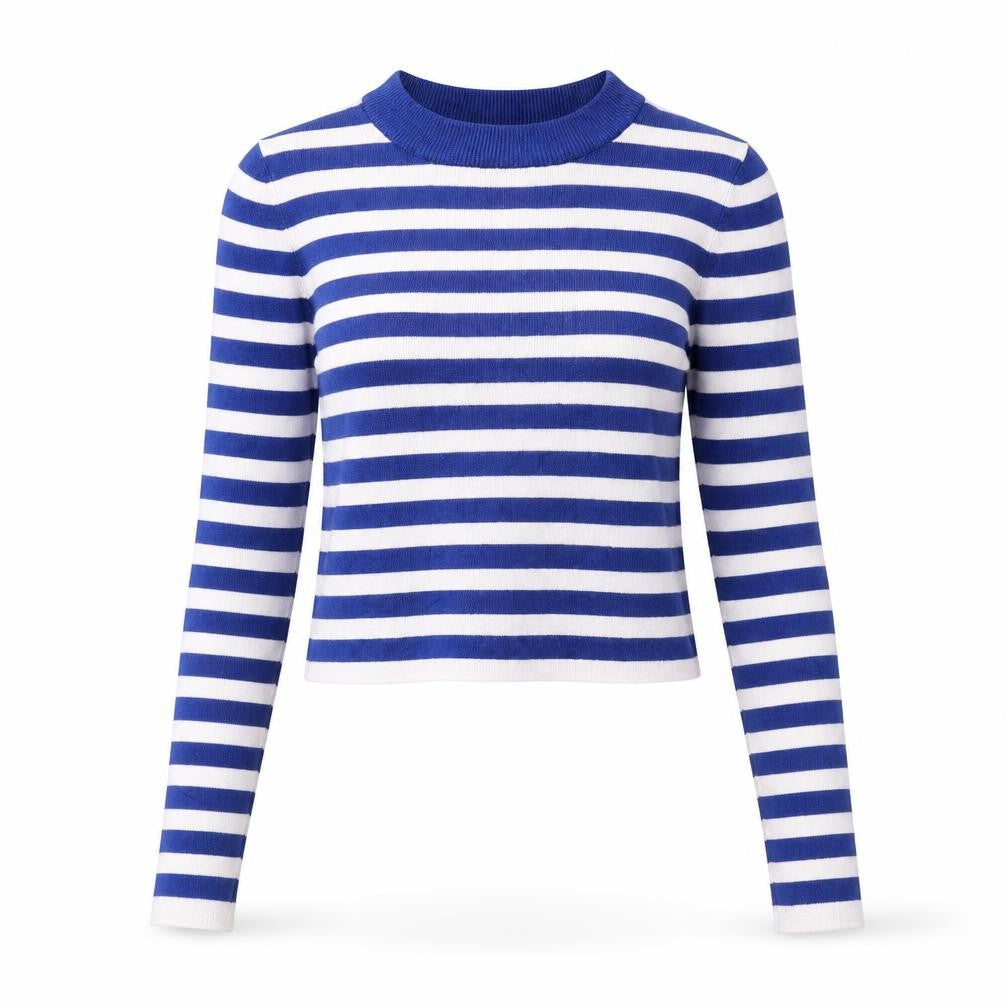 Womens UK Size S Pull&Bear Blue Pullover Jumper