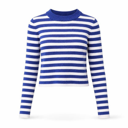 Womens UK Size S Pull&Bear Blue Pullover Jumper