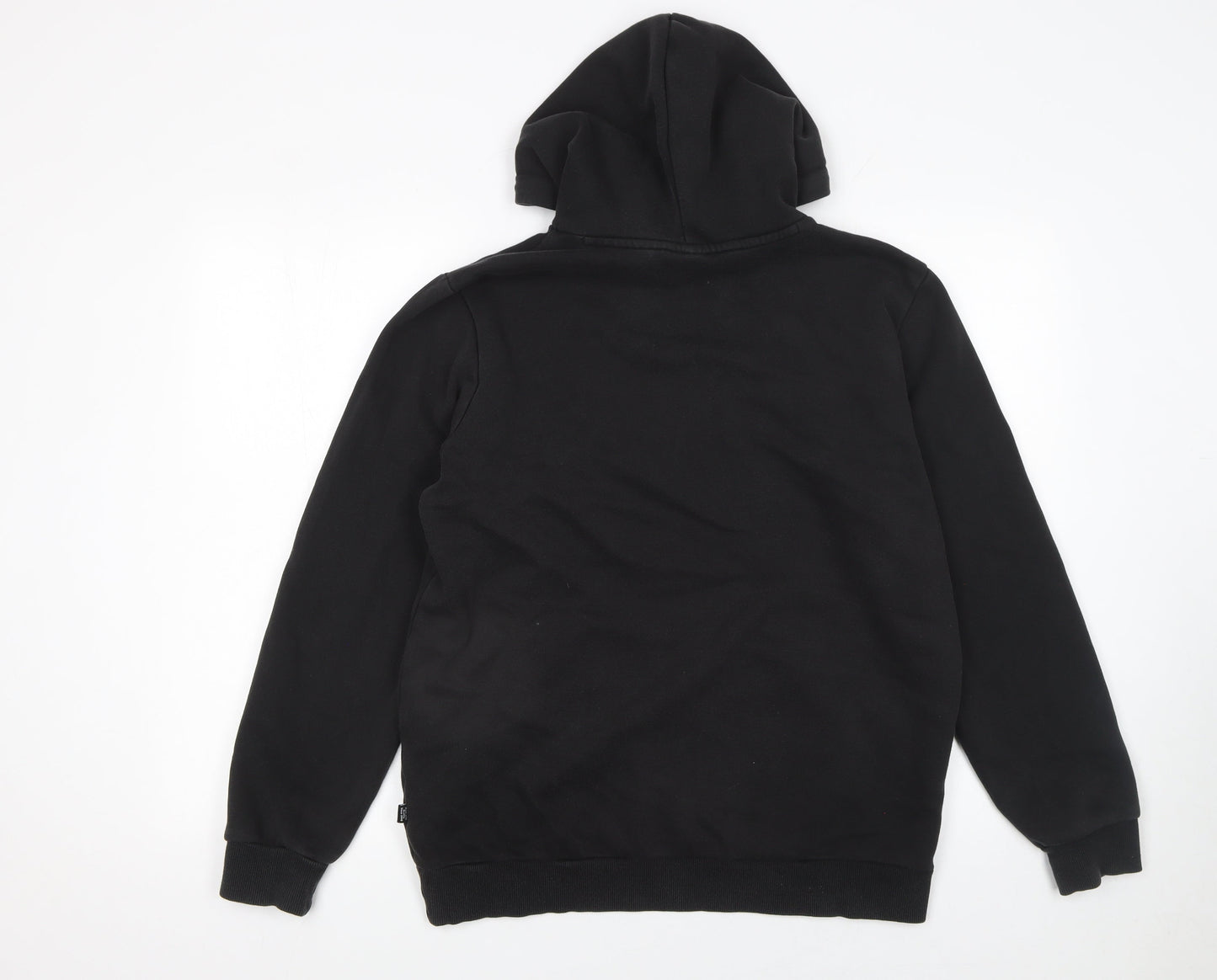Mens UK Size M PUMA Black Pullover Hoodie