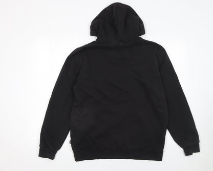 Mens UK Size M PUMA Black Pullover Hoodie