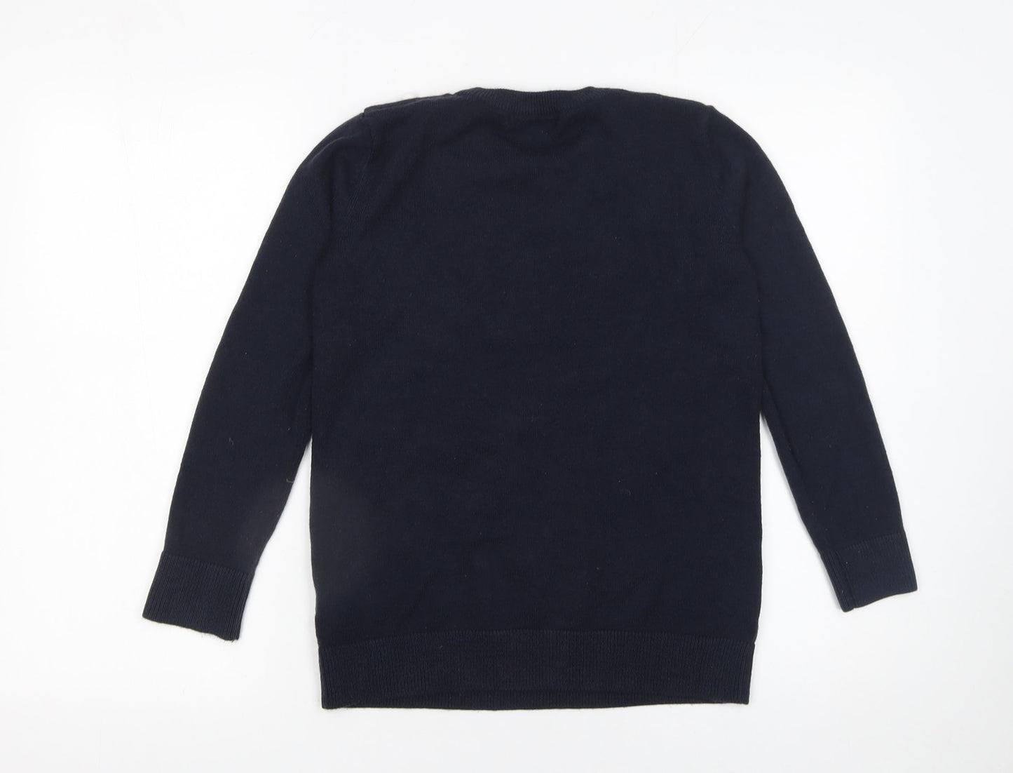 Womens UK Size S Marks and Spencer Blue Pullover Jumper