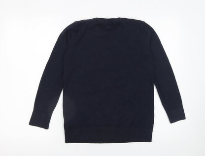 Womens UK Size S Marks and Spencer Blue Pullover Jumper