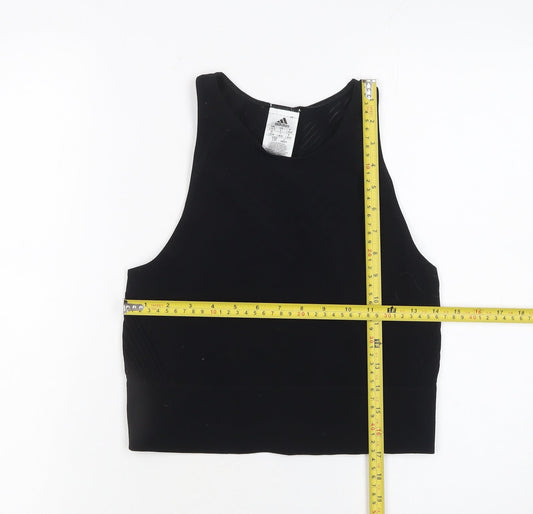 Womens UK Size 16-18 adidas Black Gym & Training Running & Jogging Yoga Tank
