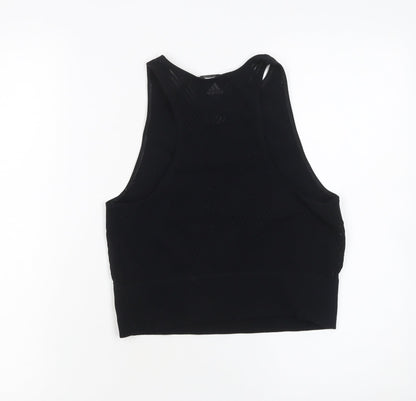 Womens UK Size 16-18 adidas Black Gym & Training Running & Jogging Yoga Tank