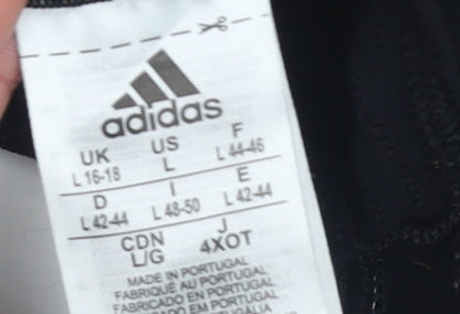 Womens UK Size 16-18 adidas Black Gym & Training Running & Jogging Yoga Tank