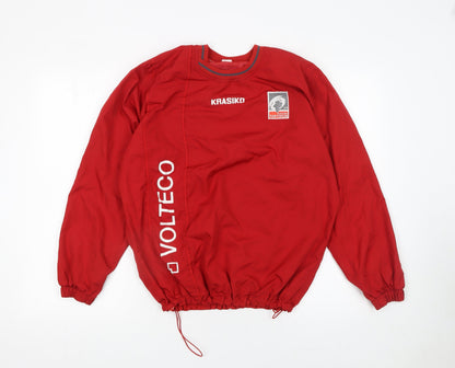 Mens UK Size S Krasiko Sport Red Pullover Sweatshirt