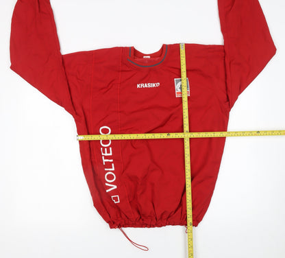 Mens UK Size S Krasiko Sport Red Pullover Sweatshirt