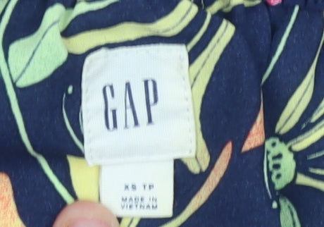 Womens UK Size XS Gap Blue Peasant Blouse