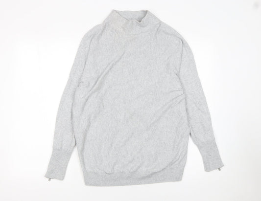 Womens UK Size S Mint Velvet Grey Pullover Jumper