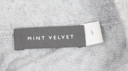 Womens UK Size S Mint Velvet Grey Pullover Jumper