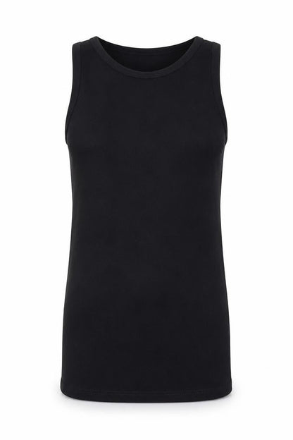 Womens UK Size L North West Black Basic Tank