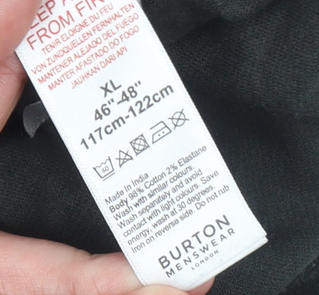 Mens UK Size XL Burton Menswear Black Basic Jacket
