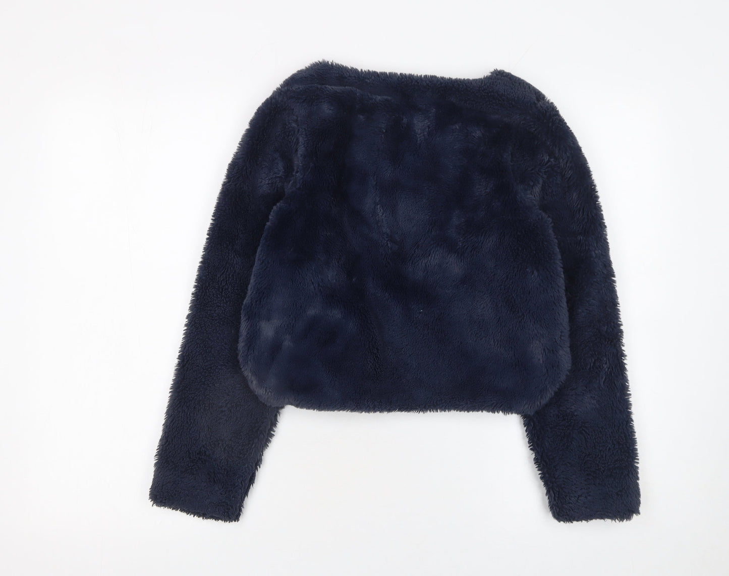 Girls UK Size 10-12 Years Polarn O. Pyret Blue Basic Jacket