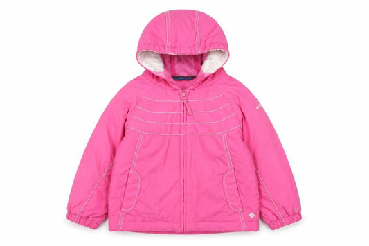 Girls UK Size 4 Years Columbia Pink Puffer Jacket