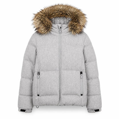 Womens UK Size L Gap Grey Puffer Jacket