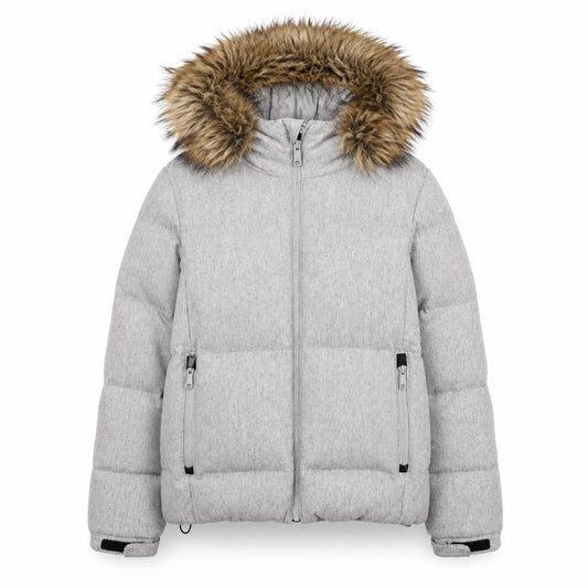 Womens UK Size L Gap Grey Puffer Jacket