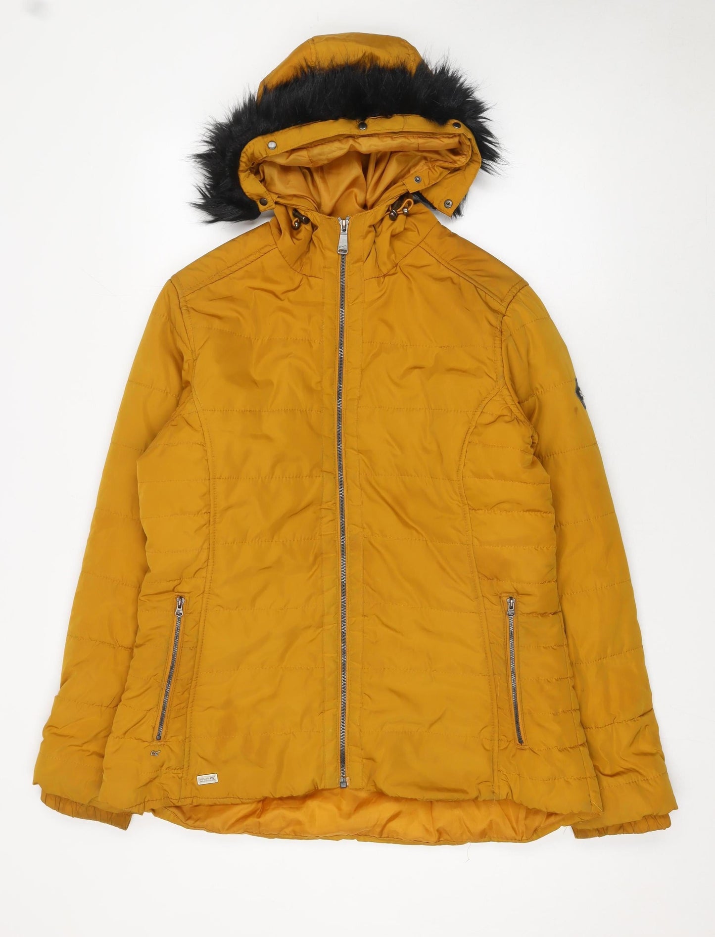 Womens UK Size 16 Regatta Yellow Puffer Jacket