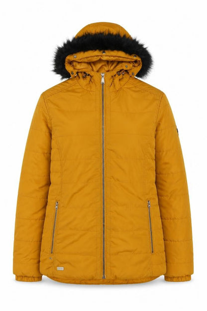 Womens UK Size 16 Regatta Yellow Puffer Jacket