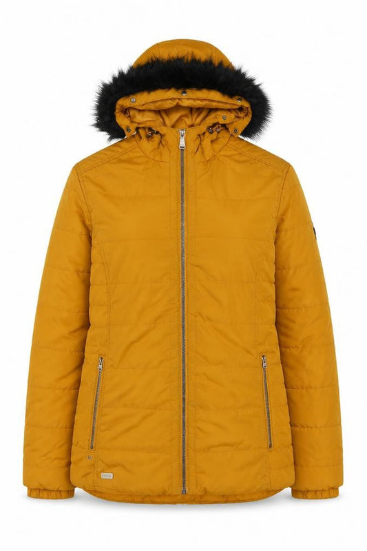 Womens UK Size 16 Regatta Yellow Puffer Jacket