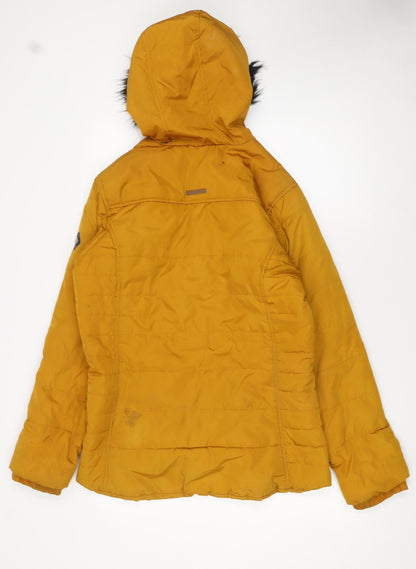 Womens UK Size 16 Regatta Yellow Puffer Jacket