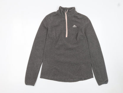 Womens UK Size S Quechua Grey Pullover Sweatshirt