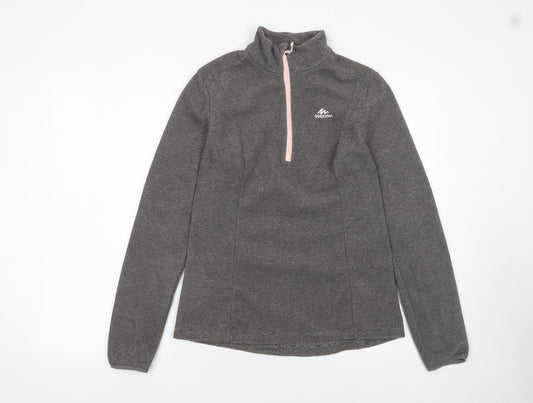 Womens UK Size S Quechua Grey Pullover Sweatshirt