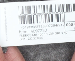 Womens UK Size S Quechua Grey Pullover Sweatshirt
