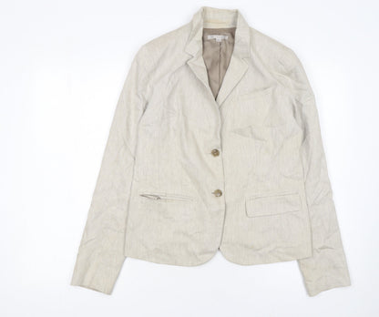 Womens UK Size 10 Gap Regular Beige Blazer
