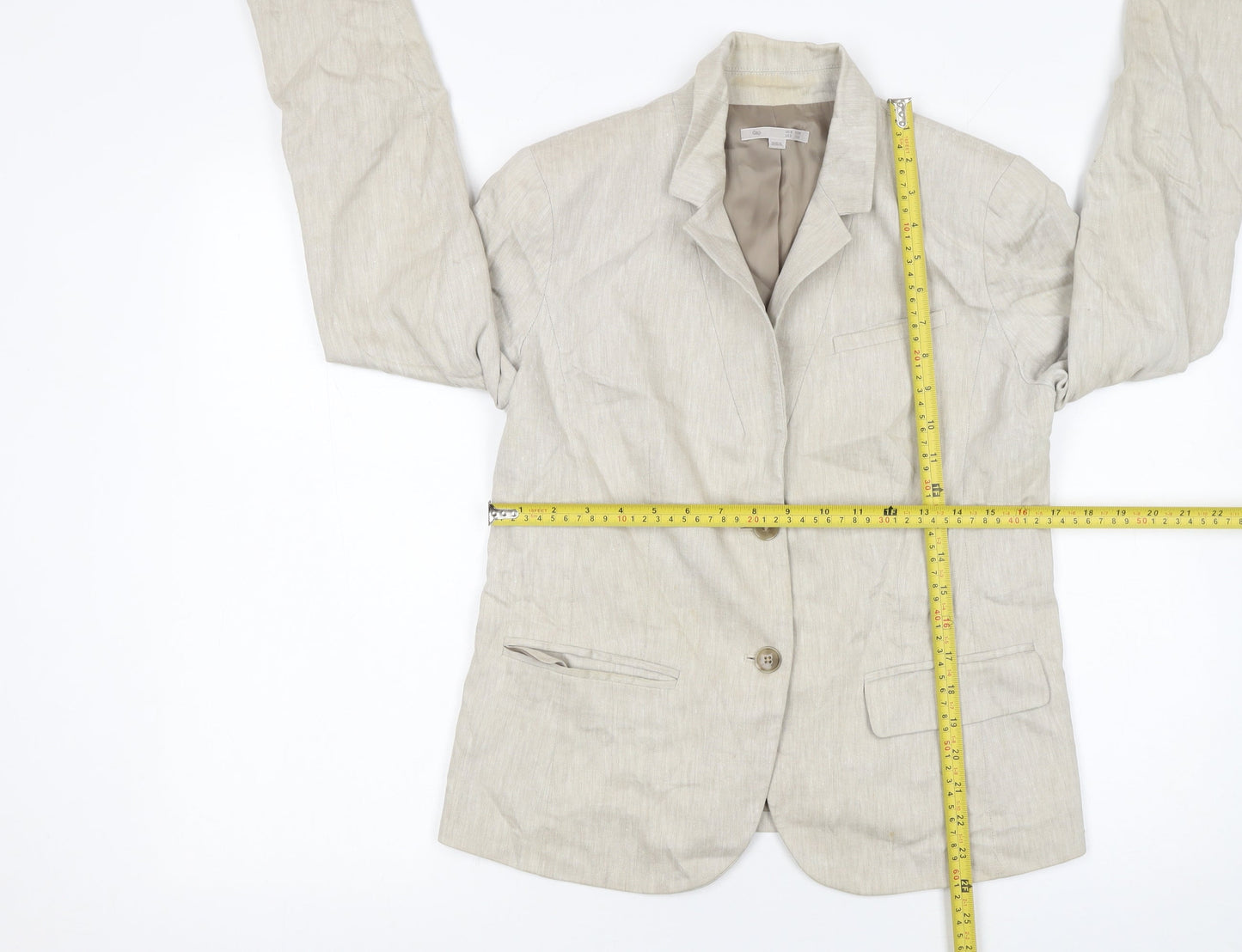 Womens UK Size 10 Gap Regular Beige Blazer