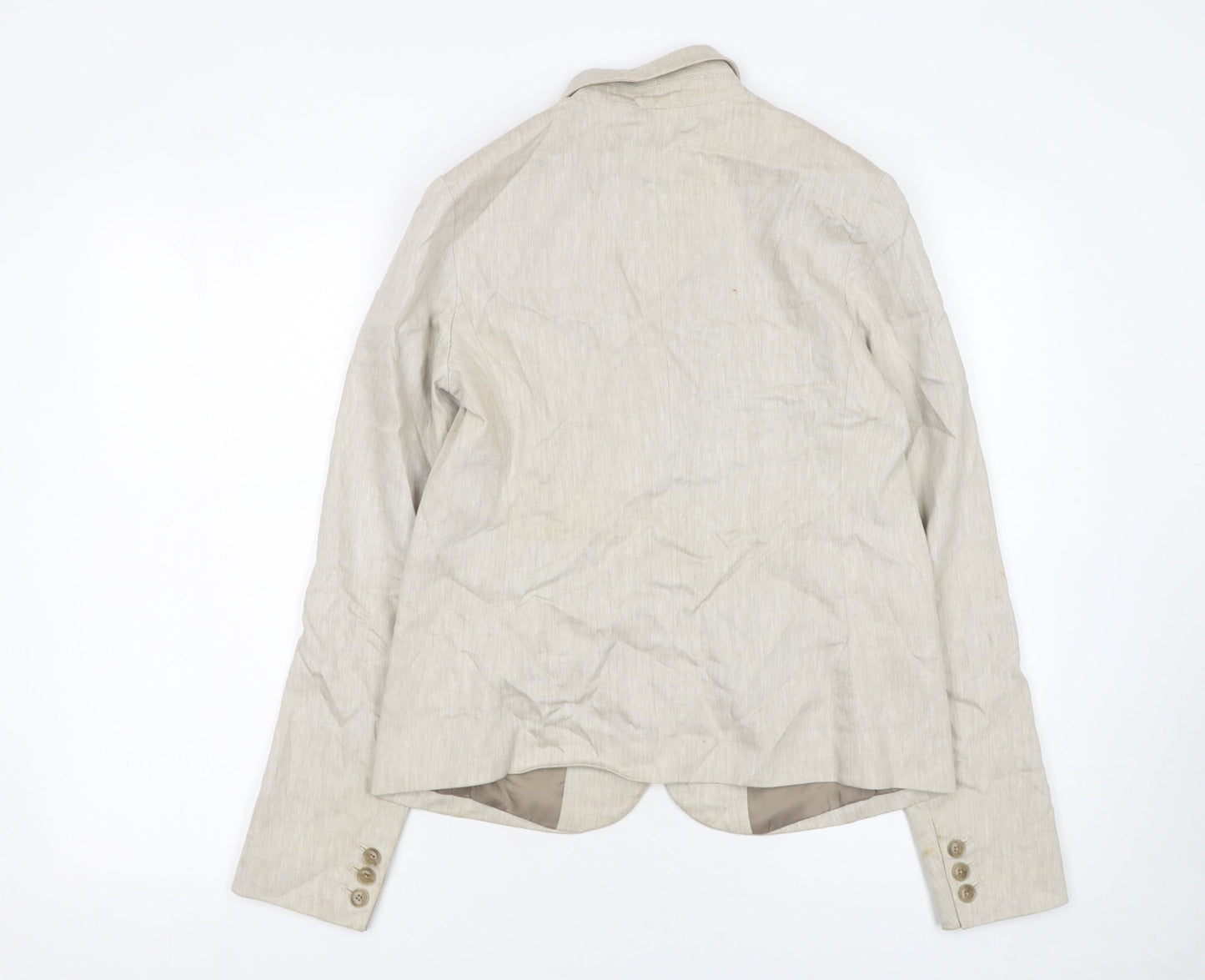 Womens UK Size 10 Gap Regular Beige Blazer