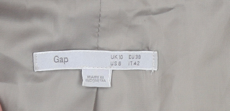 Womens UK Size 10 Gap Regular Beige Blazer