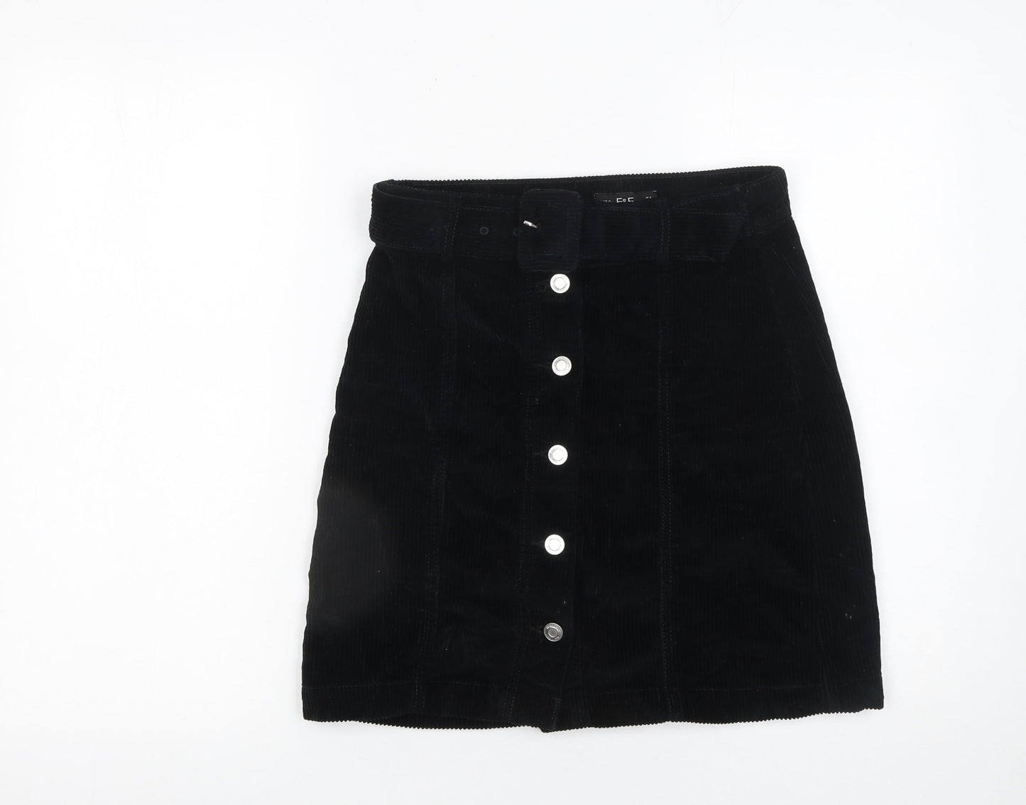 Womens UK Size 6 F&F A-Line Corduroy Skirt
