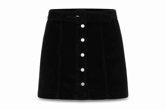 Womens UK Size 6 F&F A-Line Corduroy Skirt