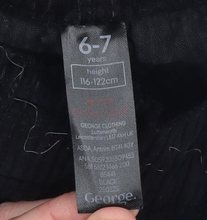Girls UK Size 6-7 Years George Straight & Pencil Corduroy Skirt