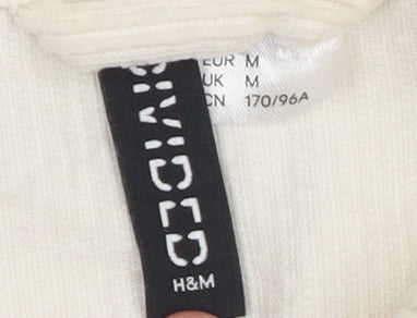 Womens UK Size M H&M Ivory Basic Jacket