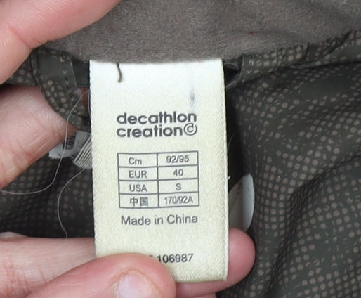 Womens UK Size 12 Wedze Brown Puffer Jacket