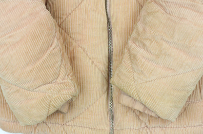 Womens UK Size 8 Topshop Beige Puffer Jacket