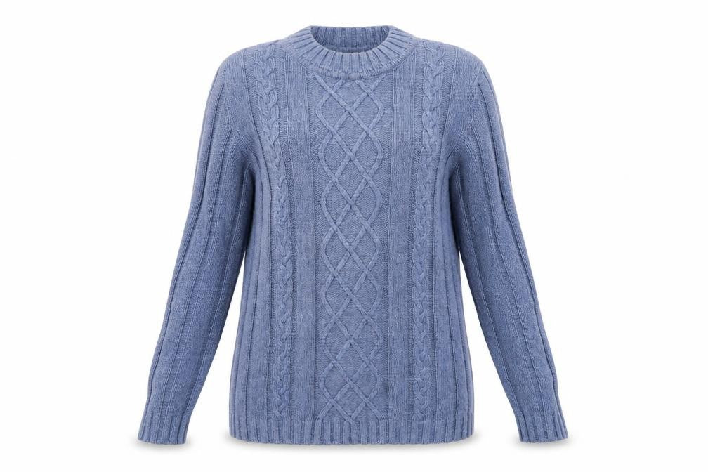 Womens UK Size S Jumper Blue Pullover Jumper