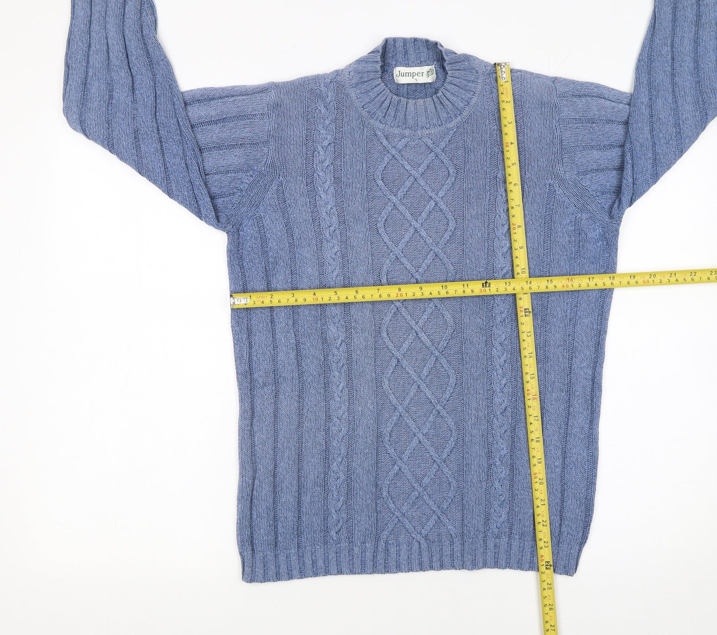 Womens UK Size S Jumper Blue Pullover Jumper