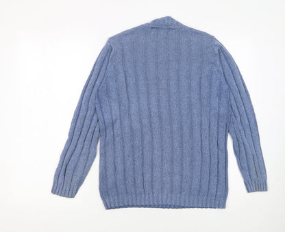 Womens UK Size S Jumper Blue Pullover Jumper