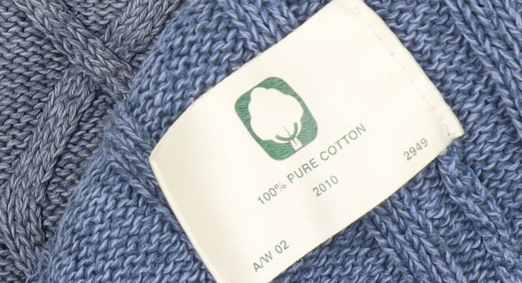 Womens UK Size S Jumper Blue Pullover Jumper