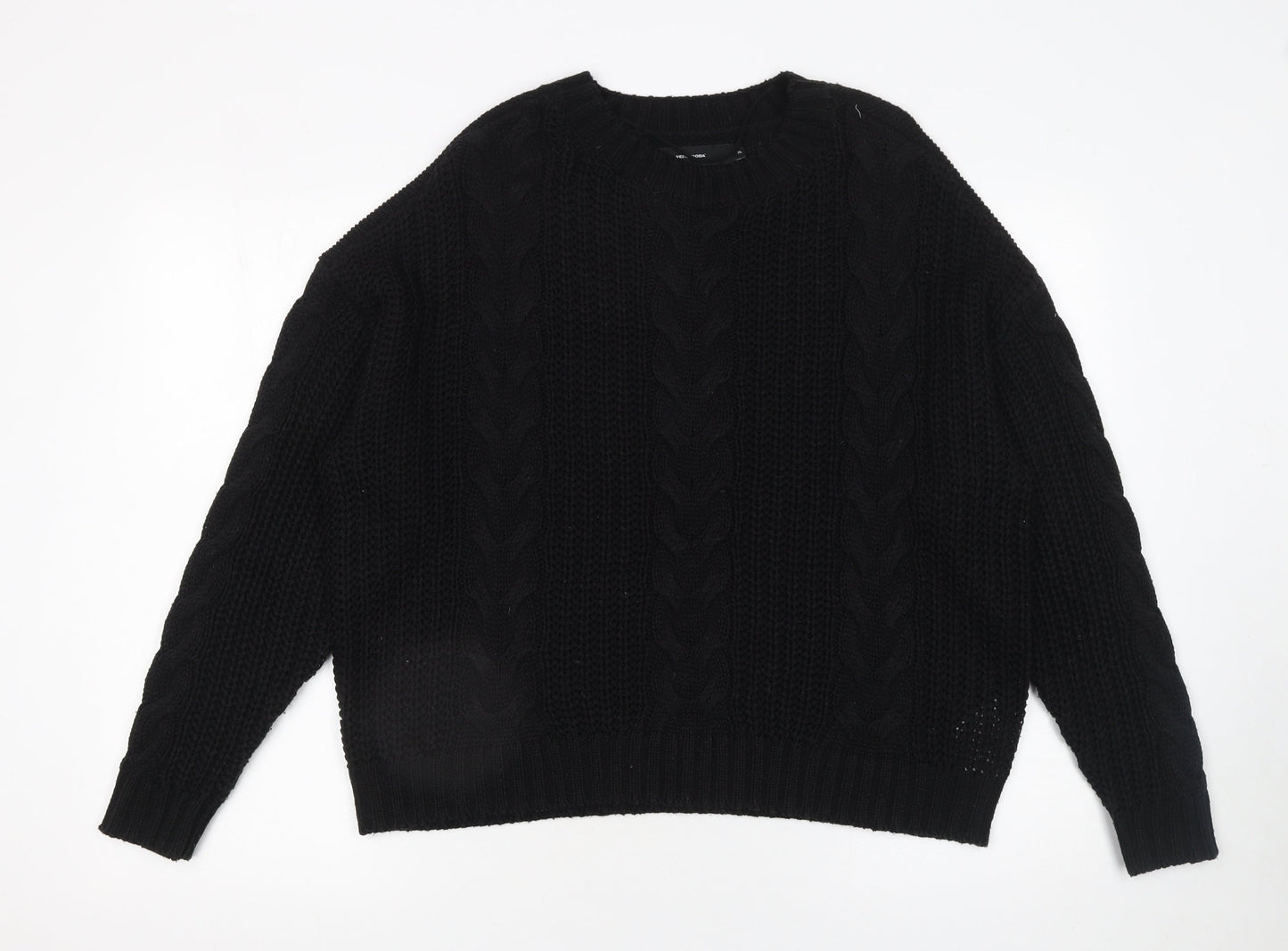 Womens UK Size XL VERO MODA Black Pullover Jumper