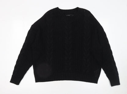 Womens UK Size XL VERO MODA Black Pullover Jumper