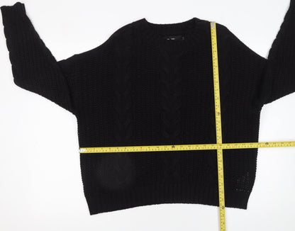 Womens UK Size XL VERO MODA Black Pullover Jumper
