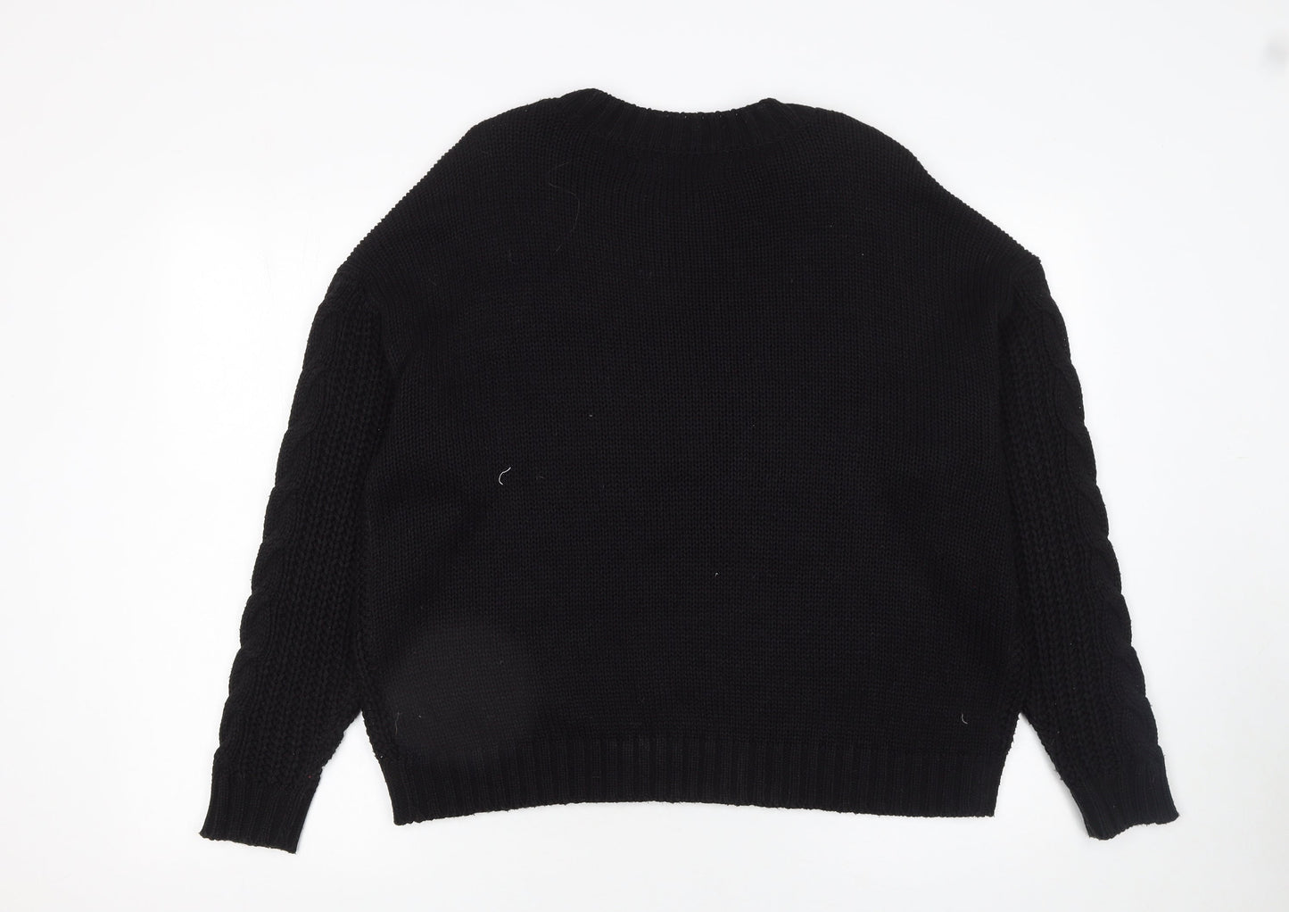 Womens UK Size XL VERO MODA Black Pullover Jumper