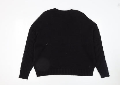Womens UK Size XL VERO MODA Black Pullover Jumper