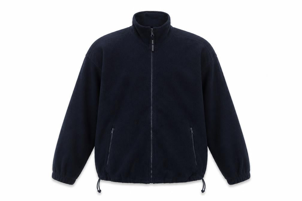 Mens UK Size L FRED F SEIGLE Black Fleece Jacket