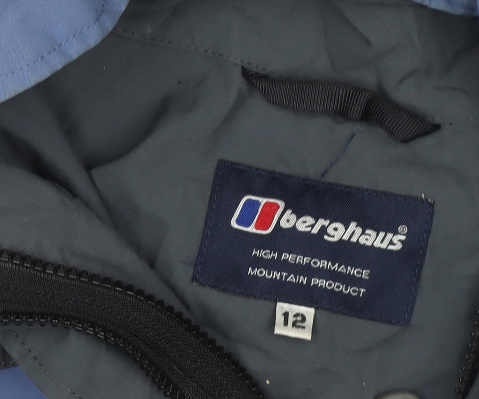 Womens UK Size 12 Berghaus Blue Parka Coat