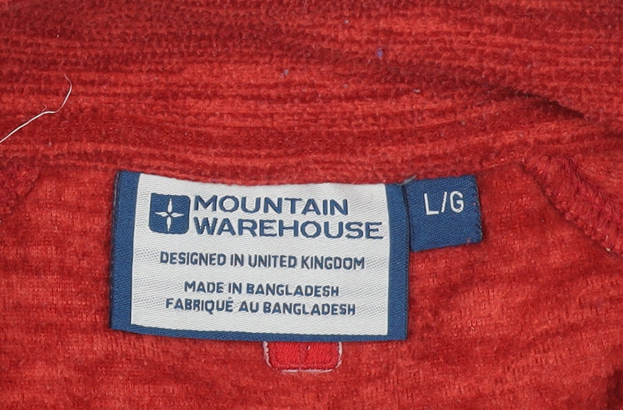 Mens UK Size L Mountain Warehouse Red Pullover Sweatshirt